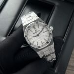 Đồng Hồ Audemars Piguet Royal Oak Replica 11 Nữ Mặt Trắng 34mm (1)