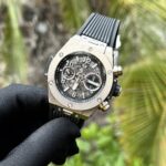 Đồng Hồ Hublot Big Bang Unico Titanium Replica 11 Màu Đen 44mm (1)