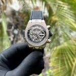 Đồng Hồ Hublot Big Bang Unico Titanium Replica 11 Màu Đen 44mm (1)