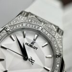 Đồng Hồ Hublot Orlinski Đính Full Kim Cương Moissanite APS Màu Trắng 40mm (3)