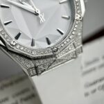 Đồng Hồ Hublot Orlinski Đính Full Kim Cương Moissanite APS Màu Trắng 40mm (3)