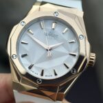 Đồng Hồ Hublot Orlinski King Gold Màu Trắng Rep 11 APS 40mm (1)