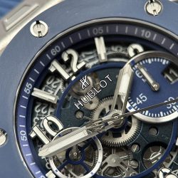 Đồng Hồ Hublot Replica 11 Big Bang Unico Titanium Màu Xanh Dương 44mm (2)