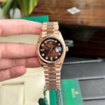 Đồng Hồ Nam Rolex Day-Date Fake 11 Mặt Chocolate Nhà Máy EW 36mm (3)