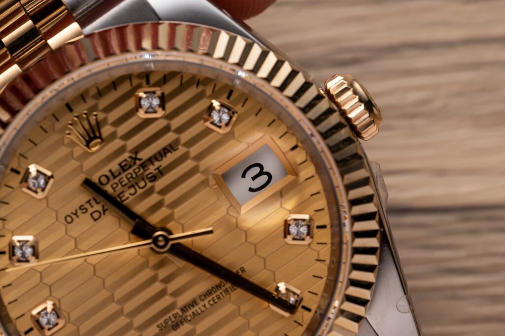 Đồng Hồ Rolex DateJust Bọc Vàng Thật Mặt Nếp Gấp GMF 36mm (1)