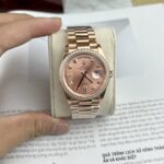 Đồng Hồ Rolex Day-Date Mặt Số Hồng Đính Đá EW Factory Nữ 31mm