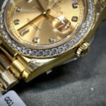 Đồng Hồ Rolex Day-Date Độ Kim Moissanite Rep 11 40mm (2)