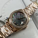 Đồng Hồ Rolex Day-Date Nam Mặt Xà Cừ Tím Nhà Máy TW 40mm (1)