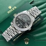 Đồng Hồ Rolex Day-Date Replica 11 Nam Mặt Xà Cừ Tím 40mm (1)