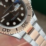 Đồng Hồ Rolex Yacht-Master Mặt Chocolate Fake Cao Cấp EW 40mm (1)