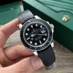 Đồng Hồ Rolex Yacht-Master Super Fake 11 Độ Mặt Vân Chải Xước 40mm
