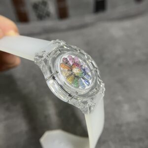 Đồng Hồ Takashi Murakami Sapphire Mặt Xoay Hoa Hướng Dương 45mm (3)