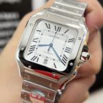 Đồng Hồ Cartier Santos WSSA0018 Replica 11 Màu Trắng 39 (1)