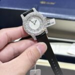Đồng Hồ Chopard Đính Kim Cương Moissanite Màu Đen 36mm (7)
