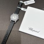 Đồng Hồ Chopard Đính Kim Cương Moissanite Màu Đen 36mm (7)