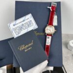 Đồng Hồ Chopard Happy Sport Mặt Đá Xoay Máy Cơ Nữ Màu Đỏ 36mm (2)