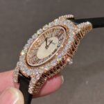 Đồng Hồ Chopard Nữ Bọc Vàng Độ Kim Cương Moissanite 34mm (3)