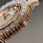 Đồng Hồ Chopard Nữ Bọc Vàng Độ Kim Cương Moissanite 34mm (3)