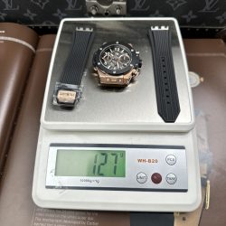 Đồng Hồ Hublot Big Bang Unico Demi King Gold Replica 11 Viền Gốm Nhà Máy BBF 42mm (2)