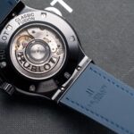 Đồng Hồ Hublot Ceramic Mặt Xanh Blue Replica 11 Dây Da GSF 42mm (9)
