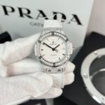 Đồng Hồ Hublot Classic Fusion Kim Cương Moissanite Màu Trắng HBF 38mm (3)