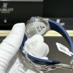 Đồng Hồ Hublot Nữ Màu Xanh Dương Độ Kim Cương Moissanite 33mm (7)