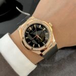 Đồng Hồ Hublot Orlinski King Gold Demi Đính Đá Rep 11 40mm (6)