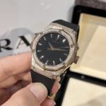 Đồng Hồ Hublot Orlinski King Gold Đính Full Đá HBF 40mm (1)