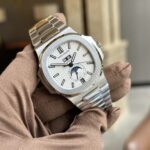 Đồng Hồ Patek Philippe 5726 Mặt Số Trắng Replica 11 PPF (1)