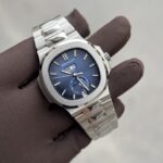 Đồng Hồ Patek Philippe 5726G Rep 11 Dây Thép Mặt Xanh 40 (1)