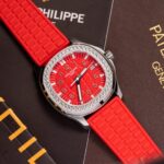 Đồng Hồ Patek Philippe Aquanaut 5067G Màu Đỏ Rep 11 PPF 35 (6)