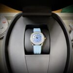 Đồng Hồ Patek Philippe Aquanaut 5072R Màu Xanh Dương Đính Đá PPF (5)