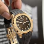 Đồng Hồ Patek Philippe Aquanaut 5167 Bọc Vàng Mặt Chocolate 3K 40mm (1)