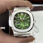 Đồng Hồ Patek Philippe Nautilus 5712 Mặt Xanh Lá Cây ZF 40mm (1)