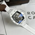 Đồng Hồ Richard Mille RM055 Fake Cao Cấp Màu Trắng 45mm (6)