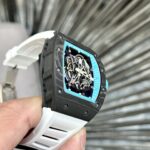 Đồng Hồ Richard Mille RM055 Full Carbon Dây Cao Su Trắng BBR 45mm (1)
