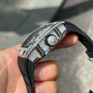Đồng Hồ Richard Mille RM51 Đính Full Đá Lốc Xoáy 40mm (1)
