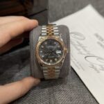 Đồng Hồ Rolex DateJust 126231 Màu Demi Mặt Xếp Gạch Xám Đậm VSF 36mm (4)