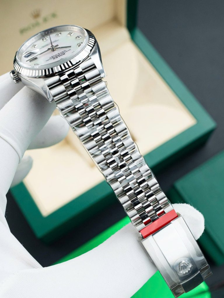Đồng Hồ Rolex DateJust 126234 Mặt Xà Cừ Rep 11 Nhà Máy Clean Cao Cấp Nhất 36mm (4)