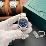 Đồng Hồ Rolex DateJust 126334 Mặt Nếp Gấp Màu Xanh Dương Clean 41mm (5)