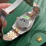Đồng Hồ Rolex DateJust Bọc Vàng 18K Mặt Lá Cọ GM 36mm (1)