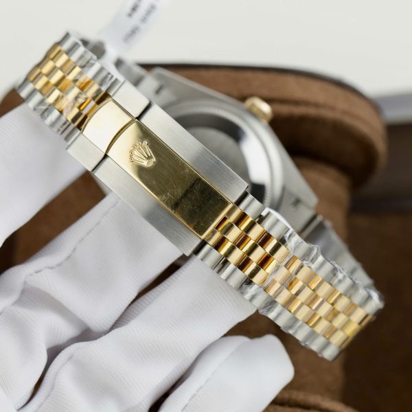 Đồng Hồ Rolex DateJust Bọc Vàng 18K Mặt Lá Cọ GM Replica 36mm (2)