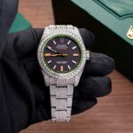 Đồng Hồ Rolex DateJust Độ Kim Cương Moissanite Hong Kong 41mm (3)