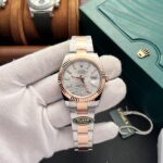Đồng Hồ Rolex DateJust Mặt Nếp Gấp Màu Bạc Dây Oyster Clean 41mm (3)