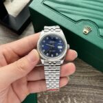Đồng Hồ Rolex DateJust Mặt Số Xanh Blue EW Factory 36-41mm (1)