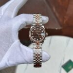 Đồng Hồ Rolex DateJust Nữ Mặt Chocolate Fake 11 Nhà Máy EW 31mm (3)