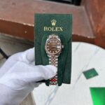 Đồng Hồ Rolex DateJust Nữ Mặt Chocolate Fake 11 Nhà Máy EW 31mm (3)