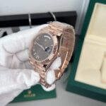 Đồng Hồ Rolex Day-Date Bọc Vàng 18K Mặt Số Chocolate GM V2 (7)