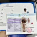 Đồng Hồ Rolex Day-Date Bọc Vàng Độ Kim Cương Moissanite Ruby Đỏ 40mm (2)