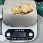 Đồng Hồ Rolex Day-Date Bọc Vàng Mặt Số Vàng Champagne GM V2 (9)